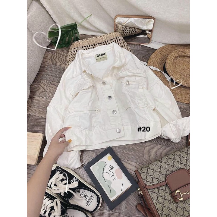 Áo Kaki Jean Nữ vnxk hot full màu xinh sịn m20