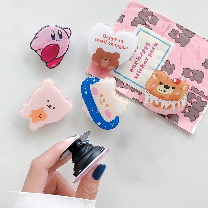 Giá đỡ điện thoại iring in bóng đáng yêu Popsock, Griptok - P62