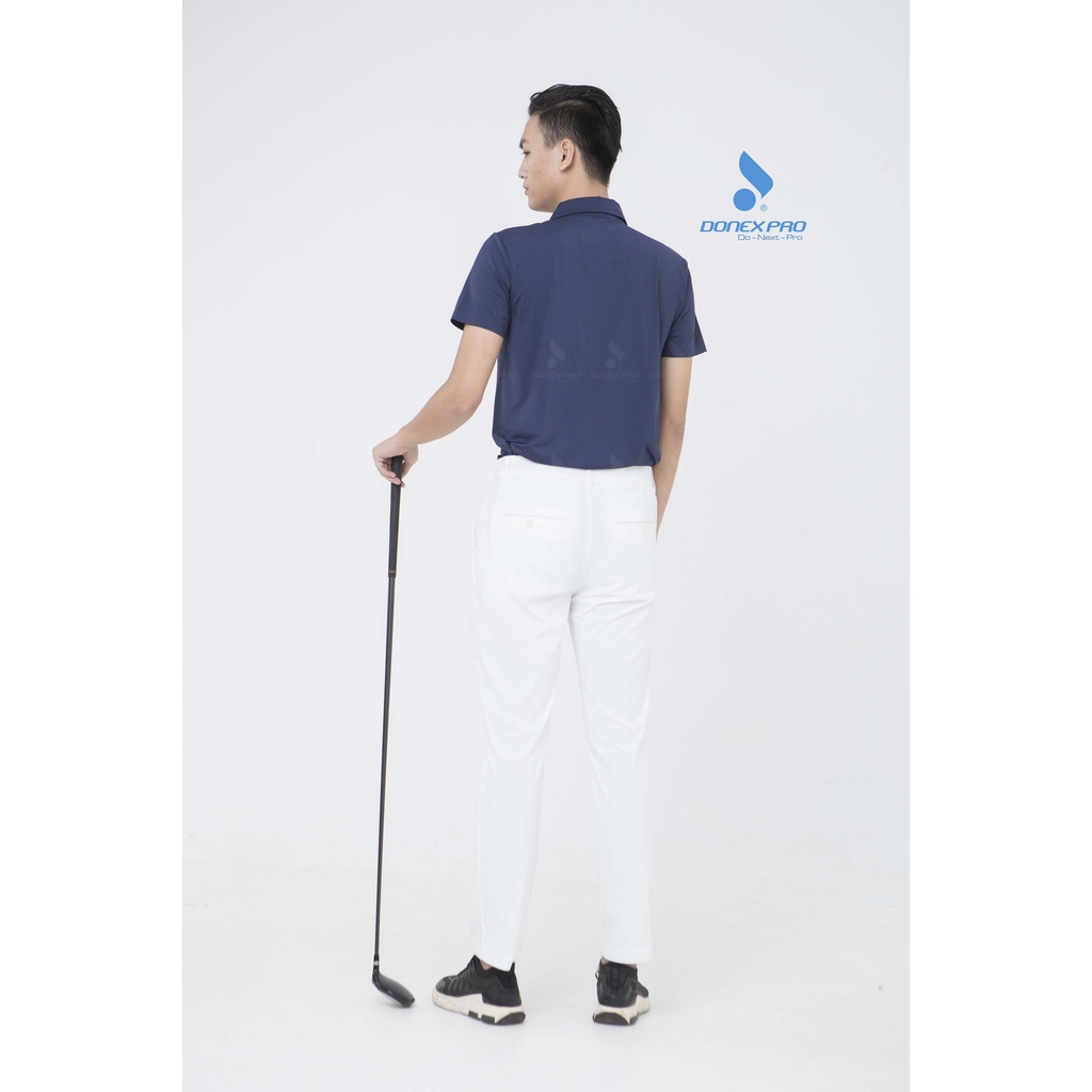 Áo Golf Thể Thao Nam Donexpro , Vải Thun Lạnh Cao Cấp, Mềm Mại, Hấp Thụ Ấm, Thoát Hơi Nhanh MC - 9016