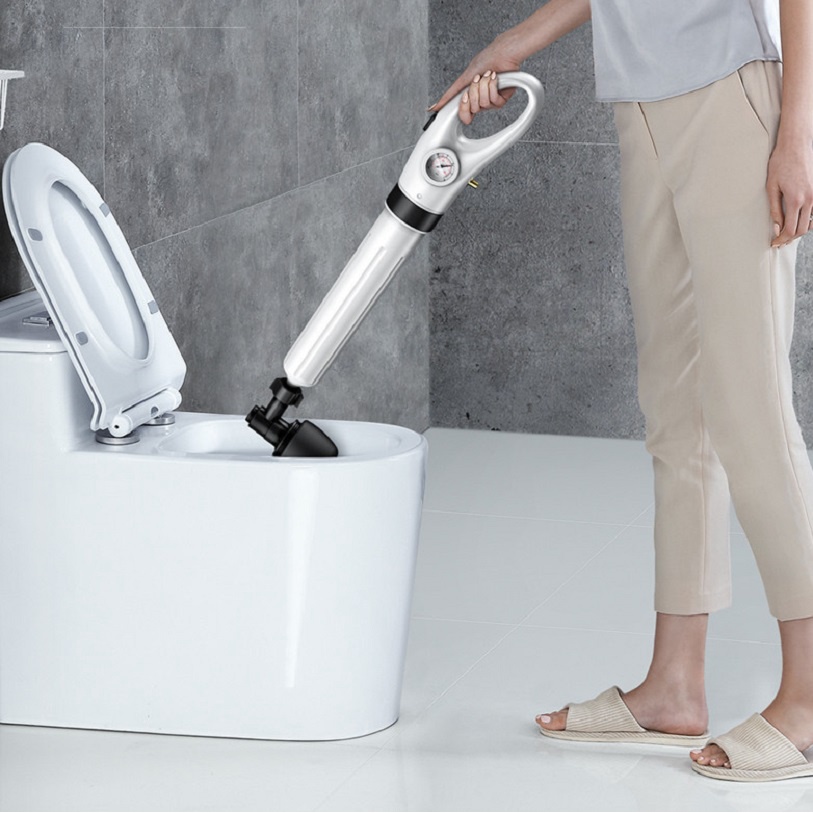 Dụng cụ thông tắc bồn cầu áp lực siêu mạnh nhanh chóng với thao tác cực kỳ đơn giản