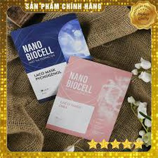 Mặt nạ Nano Biocell Laco ⚡ HÀNG AUTH ⚡ Combo 6 miếng mặt nạ dưỡng da giúp căng bóng, trắng hồng, cải thiện nám sạm
