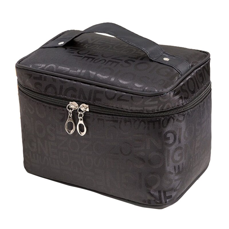 Túi Đựng Mỹ Phẩm Sức Chứa Lớn Họa Tiết Chữ Độc Đáo Zdh012