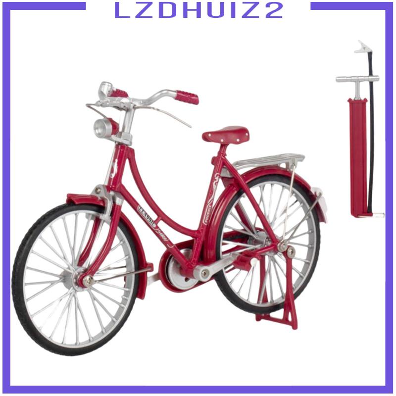 Mô Hình Xe Đạp Cổ Điển Có Bánh Xoay 1 / 10 Trang Trí Bàn Làm Việc