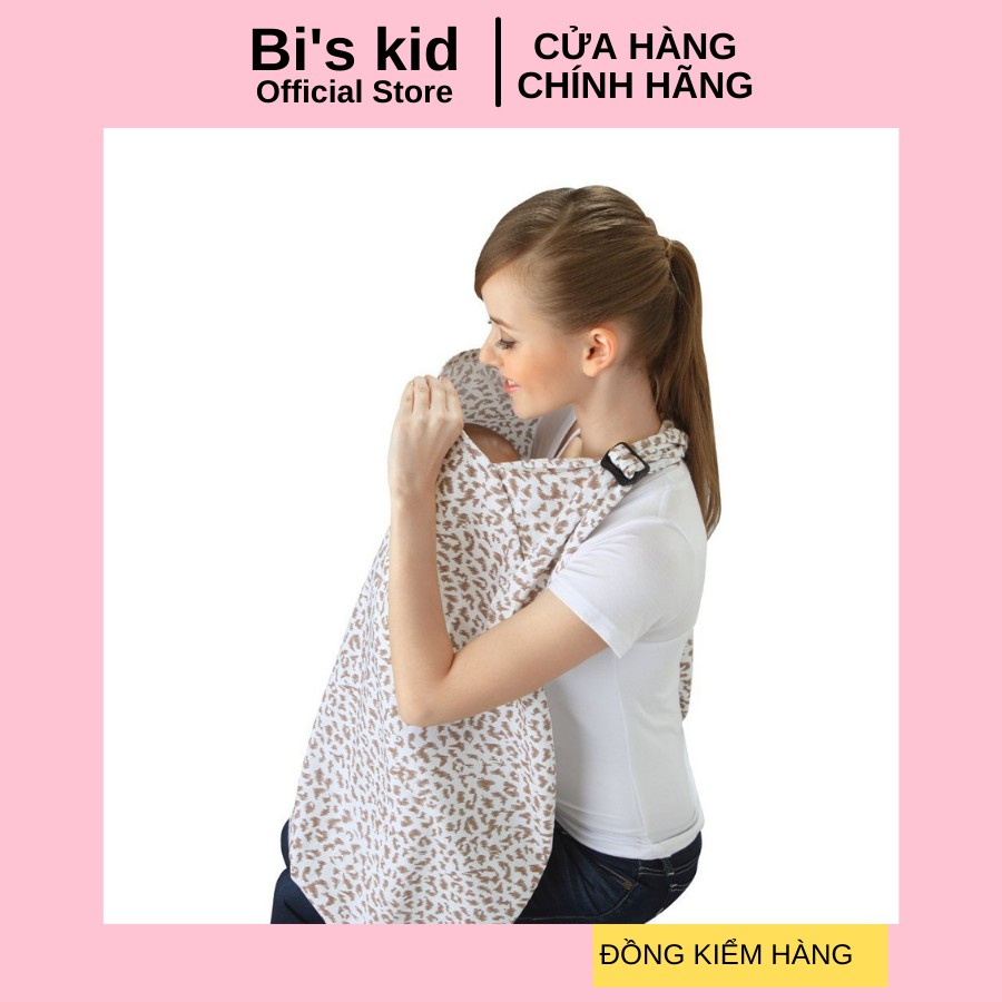 Áo choàng cho bé bú 100% cotton chất liệu dày dặn KT 95x65cm
