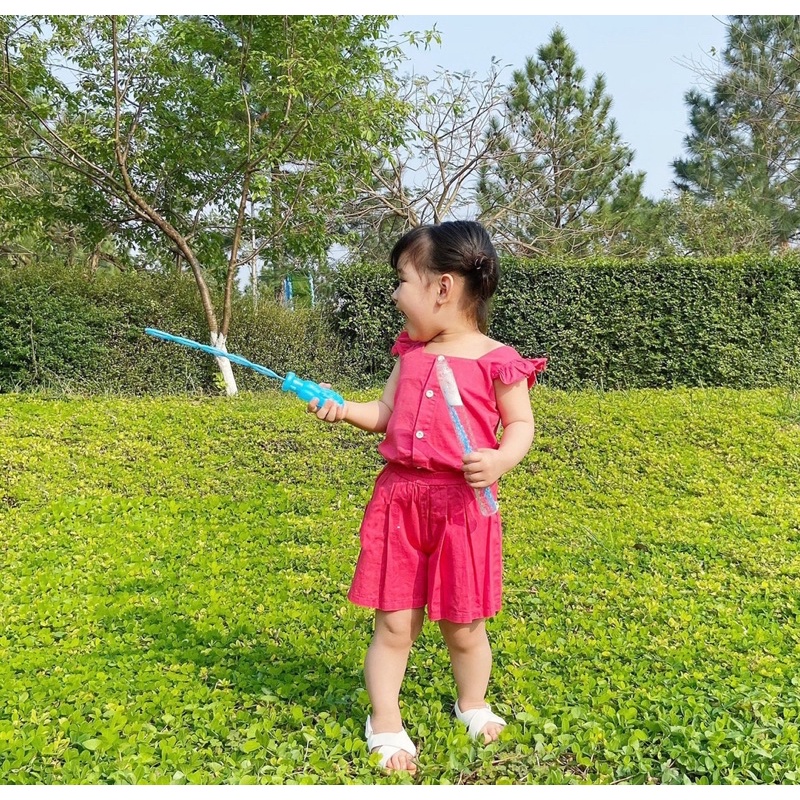 Bộ thô lụa Beemo siêu mềm mát  cho bé gái