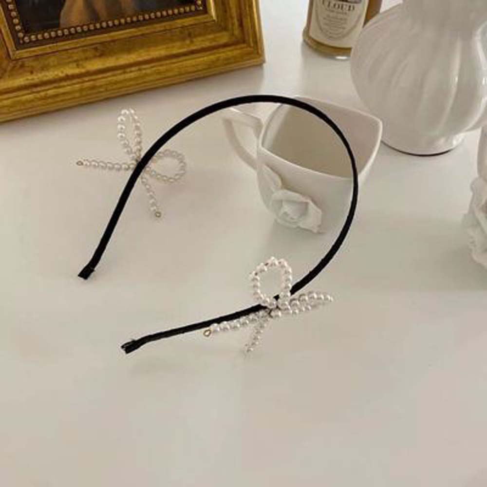 Cài Tóc Đính Nơ Phong Cách Retro Nữ Tính