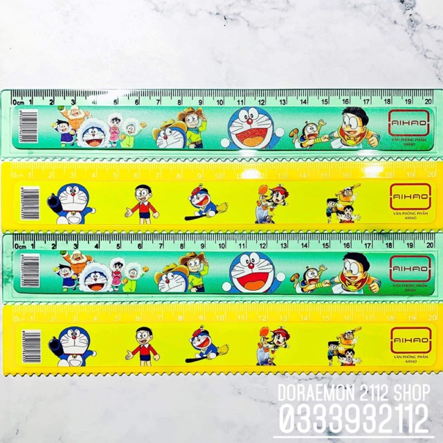 Thước kẻ 20cm Doraemon