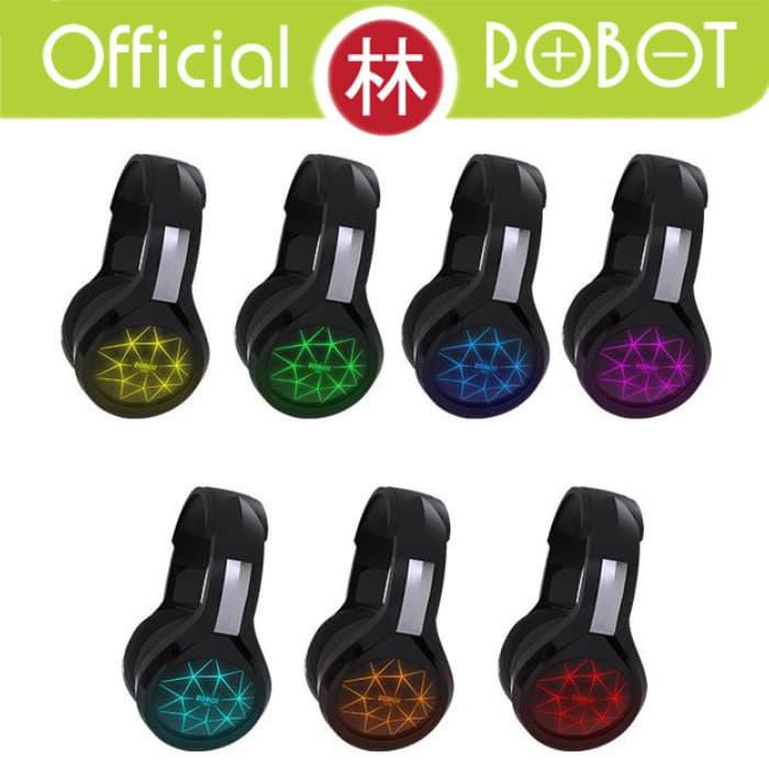 Tai Nghe Chơi Game Có Dây Hình Robot Rh-G10 Có Đèn Led 7 Màu Đen | BigBuy360 - bigbuy360.vn