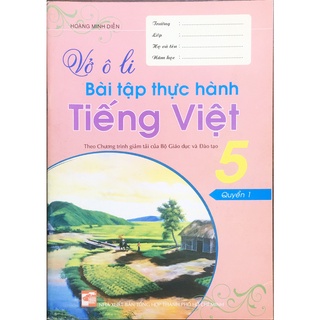 Sách - vở ô li bài tập thực hành tiếng việt lớp 5 - quyển 1