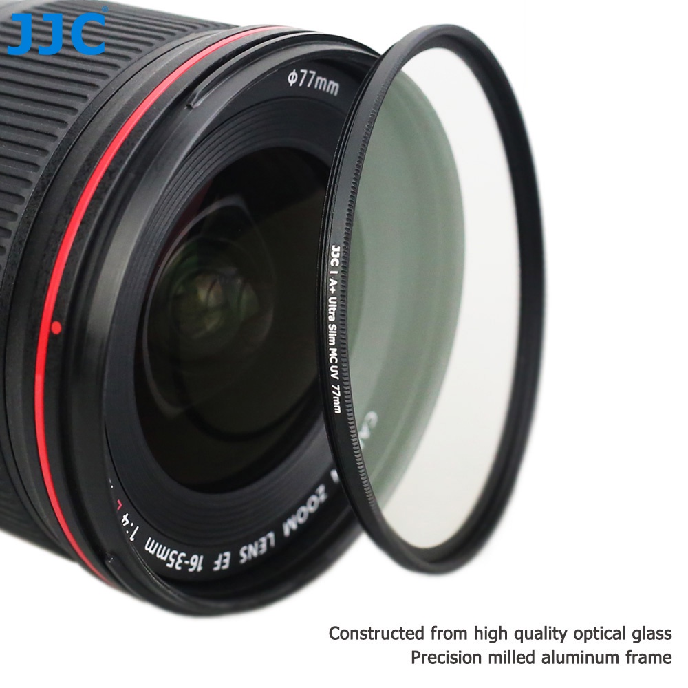 JJC A+ Bộ Lọc UV Siêu Mỏng , Bộ Lọc Bảo Vệ Ống Kính Phủ Nhiều Lớp Bằng Thủy Tinh Quang Học Nhật Bản Cho Ống Kính Máy Ảnh DSLR 37mm 40.5mm 43mm 46mm 49mm 52mm 55mm 58mm 62mm 67mm 72mm 77mm 82mm Bảo Vệ Ống Kính