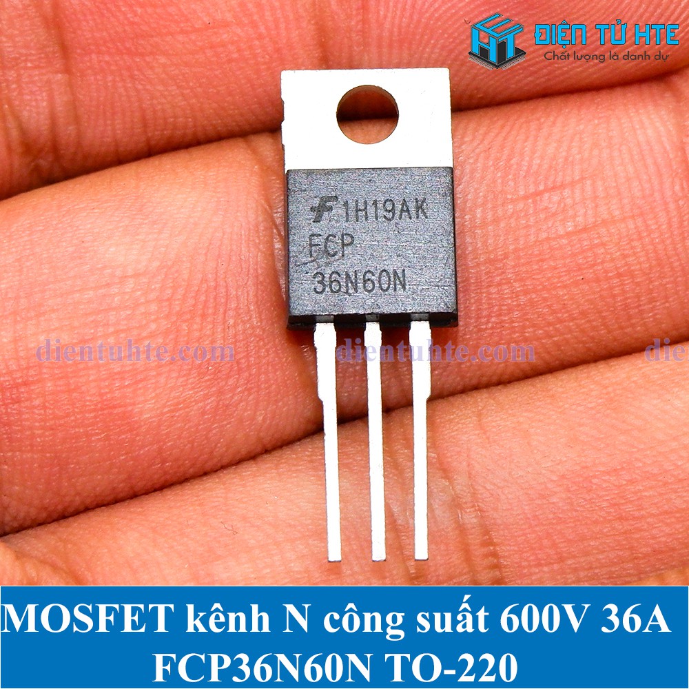 MOSFET kênh N công suất 600V 36A FCP36N60N TO-220