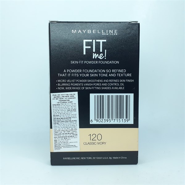 Phấn nền Maybelline Fit Me Skin Fit Powder Foundation