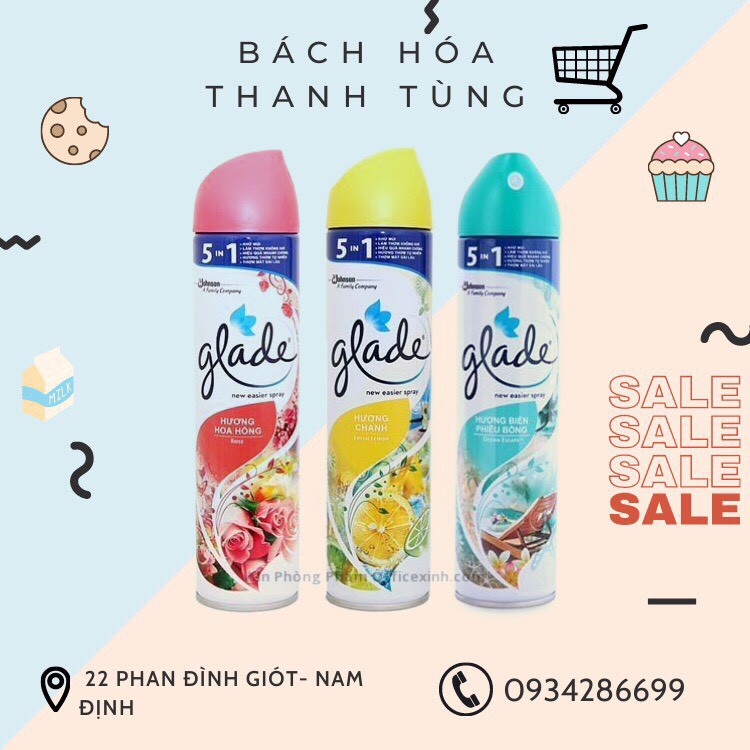 XỊT PHÒNG THƠM GLADE 280ml