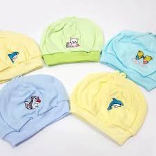Mũ cotton Hằng trang cho trẻ sơ sinh, hàng cao cấp