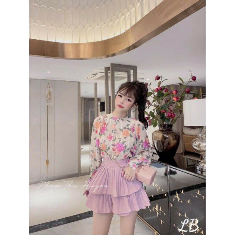 CHÂN VÁY 2 TẦNG DẬP LY BỒNG BỀNH! ms718, quần váy