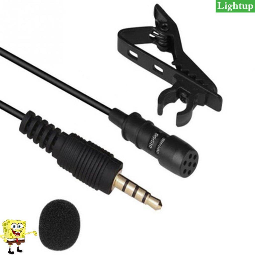 Vòng đeo tay kẹp micrô 3,5 mm cho điện thoại di động Micrô kẹp nói chuyện