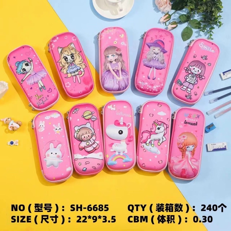 Hộp đựng bút nhiều hình 3D siêu cute