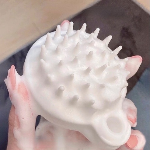 Lực silicon mát xa gội đầu giảm rụng tóc và kích thích mọc tóc