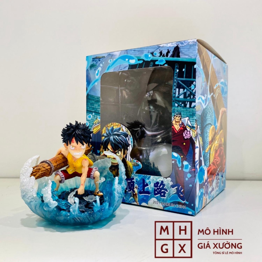 Mô hình One Piece Luffy Marine có LED siêu đẹp cao 8cm , figure mô hình one piece giá xưởng