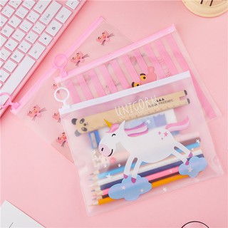 Túi Zip Unicorn dễ thương