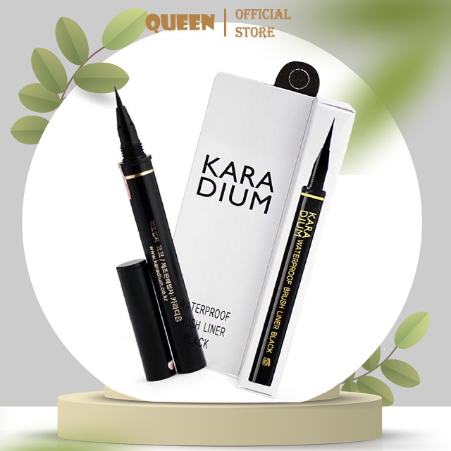 Kẻ Mắt Dạ Karadium Waterproof Brush Liner Black