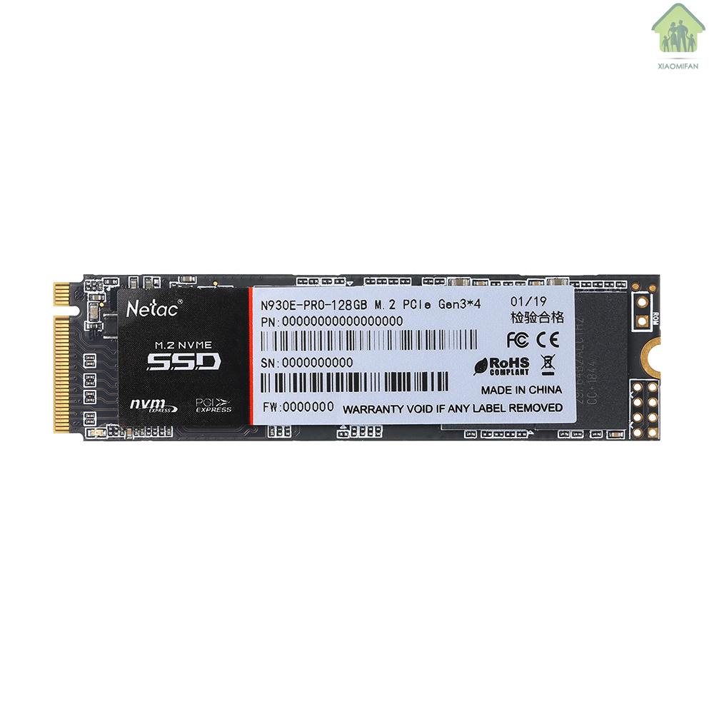 Ổ Cứng Na Netac N930E Pro M.2 2280 Ssd 128gb Nvme Pcie Gen3X4 3d Mlc / Tlc Nand