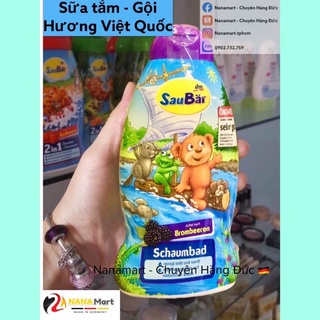 Sữa tắm - Gội nhiều bọt Saubar cho bé 500ml