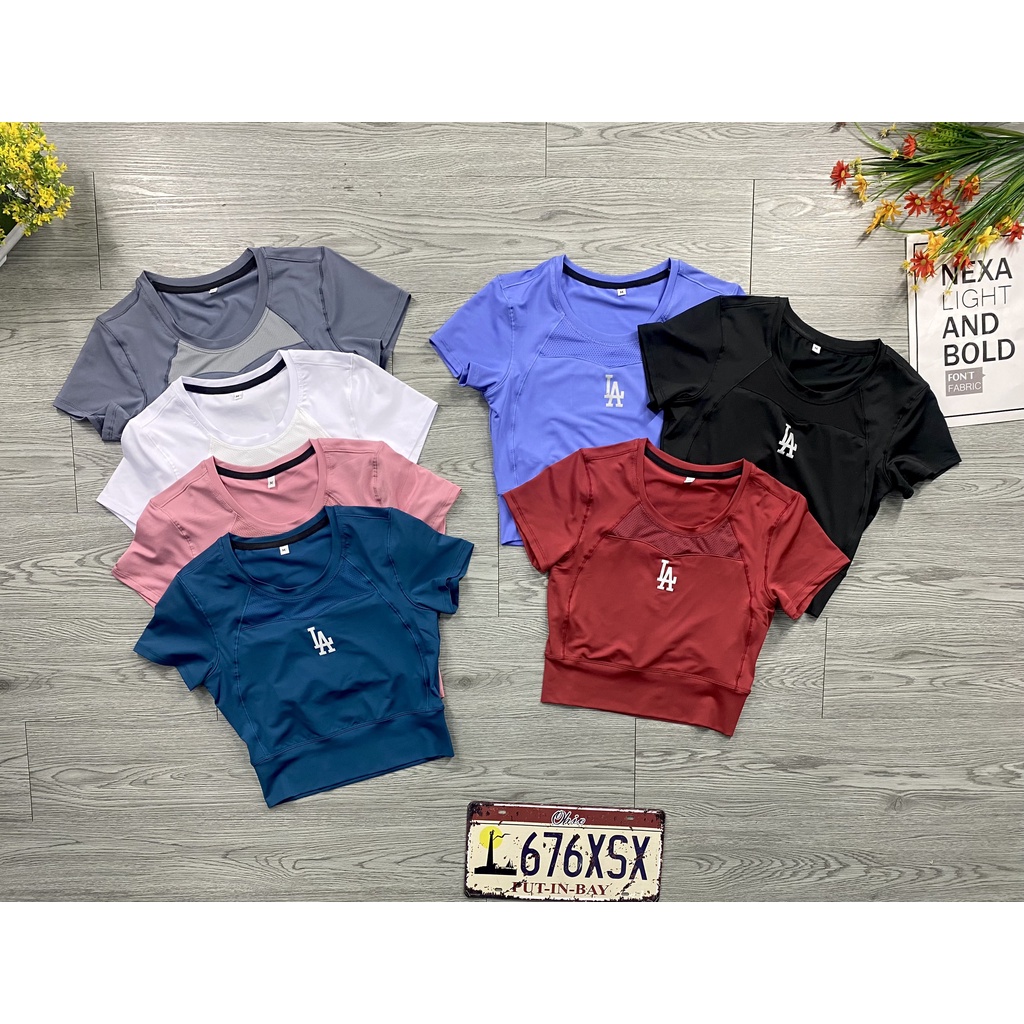(FREE SHIP) ÁO CROP TOP NỮ THỂ THAO GYM-YOGA,CHẤT THUN LẠNH POLY MÃ TT3