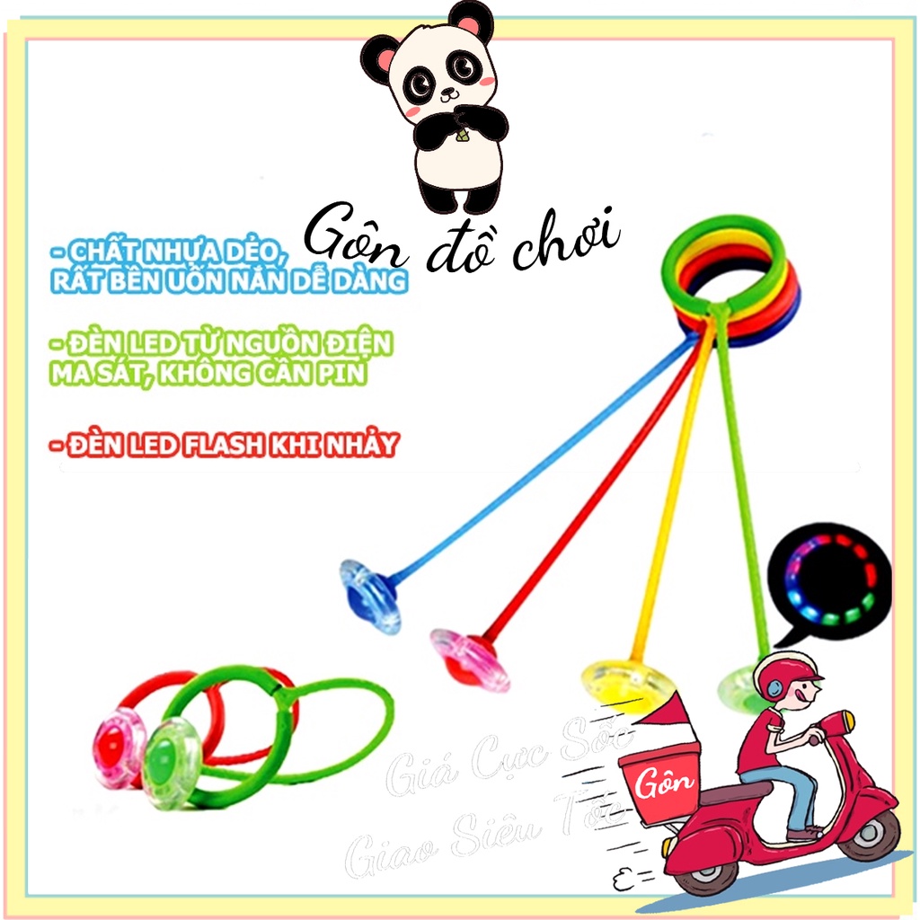 Đồ chơi vận động vòng nhảy có đèn Led dành cho người lớn và trẻ em Gôn đồ chơi
