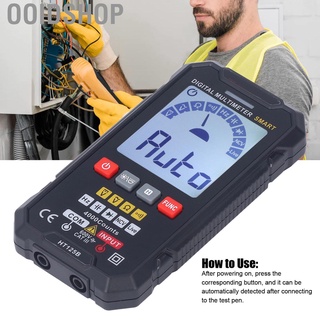 Ooidshop Multimeter Digital Display High Accuracy DC AC Voltage Volt Meter Ohmmeter Tester