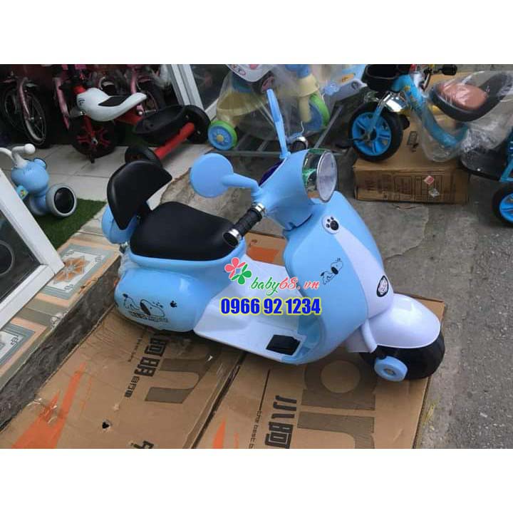 Xe máy điện VESPA cổ 3279 cho trẻ em
