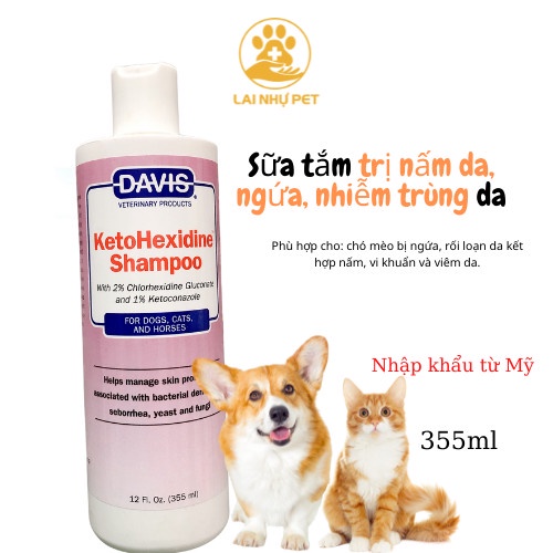 Sữa tắm chuyên đặc trị các vấn đề về da Davis - LAI NHỰ PET