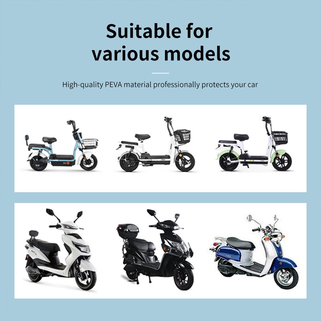 Tấm trùm xe máy JUJIAJIA chống bụi chống mưa tiện lợi