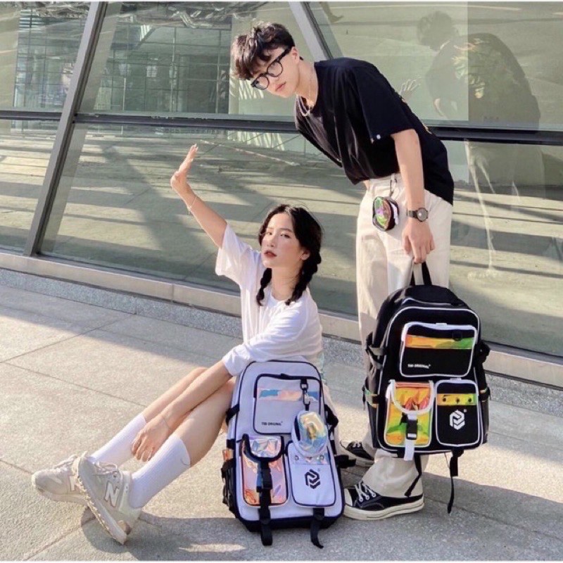 ⚡️[Siêu Hot] BALO TIBII BACKPACK thời trang Unisex nhiều ngăn màu đa dụng và cá tính