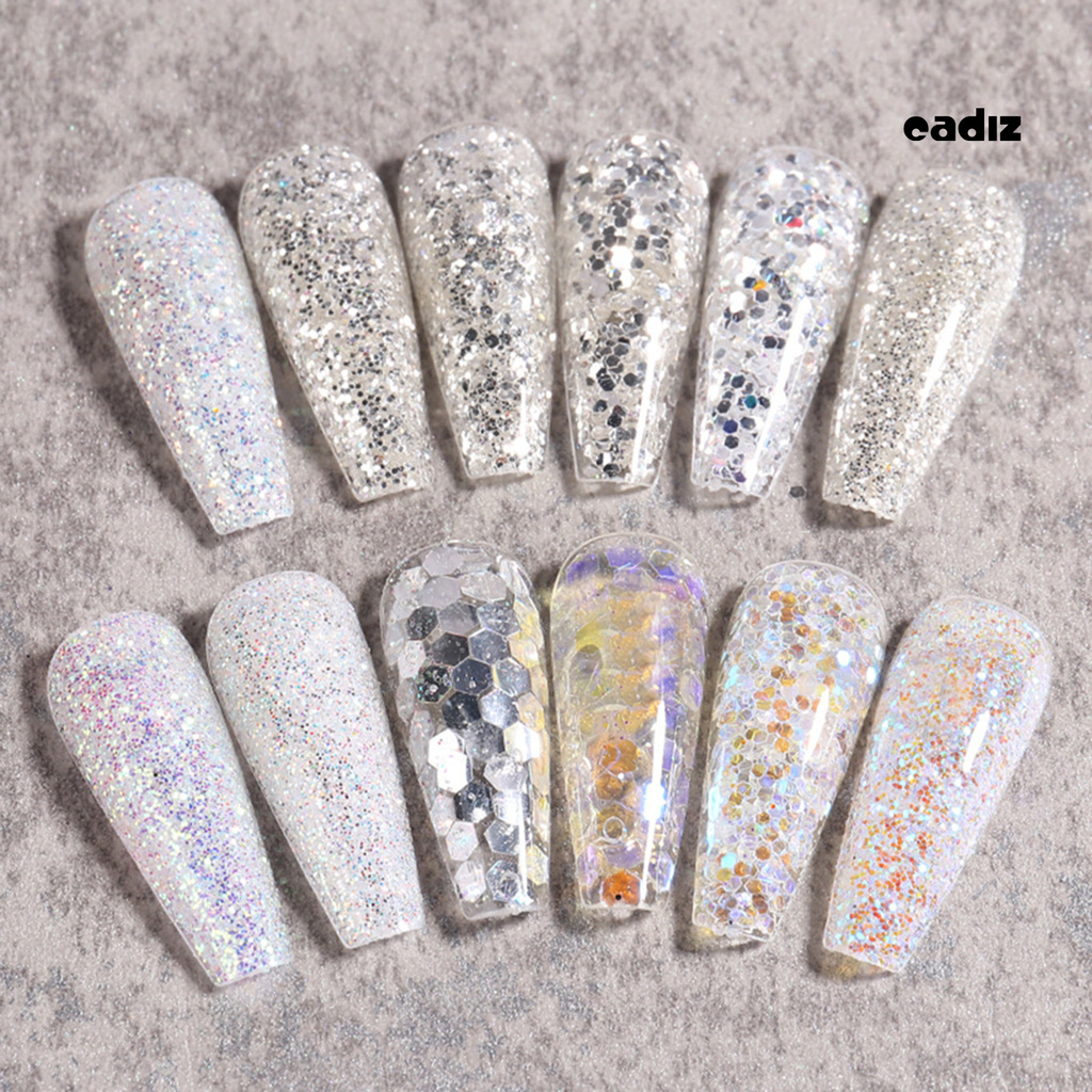 [Hàng mới về] Bột kim tuyến đắp móng tay lấp lánh thời trang