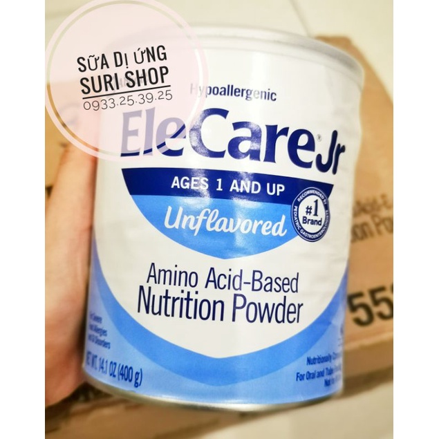 SỮA AXIT AMIN DÀNH CHO BÉ DỊ ỨNG ĐẠM SỮA BÒ ELECARE JUNIOR 400GR