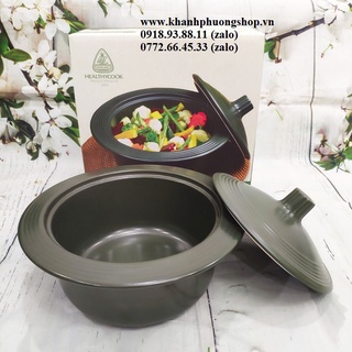 nồi sứ dưỡng sinh minh long 2L - nồi sứ dưỡng sinh minh long