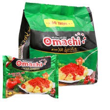 Túi 5 gói Mì Omachi Bò Hầm/Sườn Heo/Riêu Cua/Spagetty