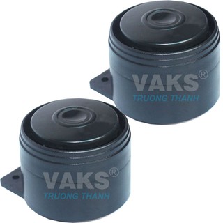 Bộ 2 cái Còi điện tử hú báo động dùng điện 220V AC (Đen)