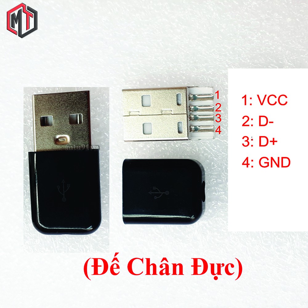 Đế ra chân cổng USB Đực - Cái (USB DIP)