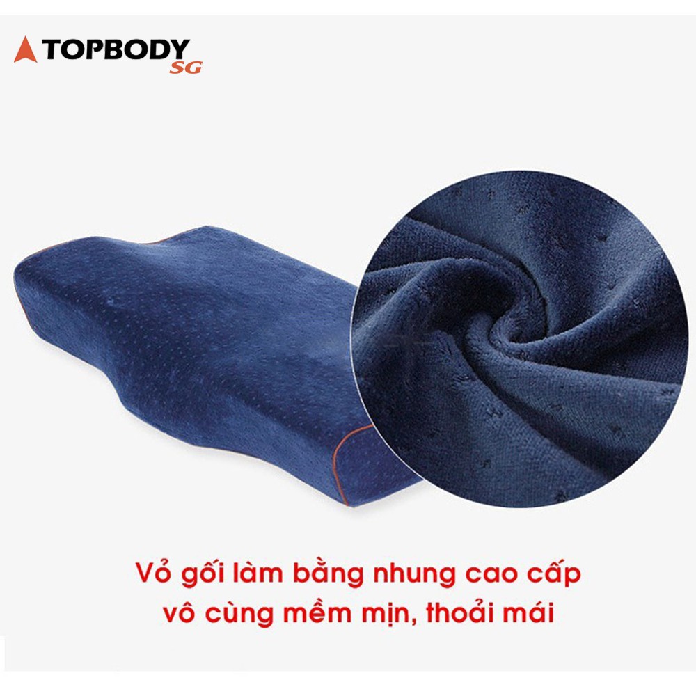 Gối ngủ nhật bản, gối chống ngáy Nhật Bản, hỗ trợ điều trị đau lưng, kéo dãn đốt sống cổ