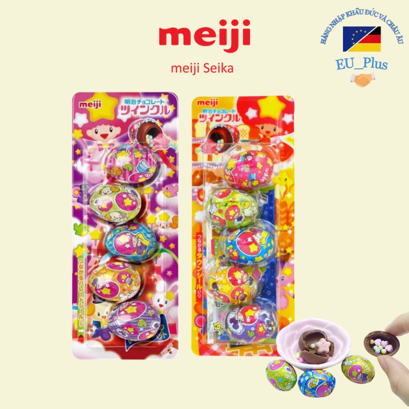 Kẹo trứng socola Meiji Twinkle chocolate egg 26g - Nhật Bản