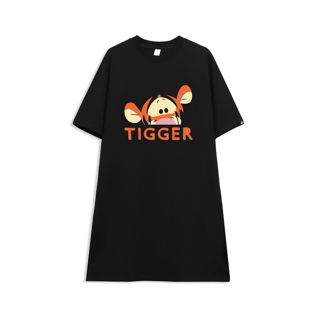 Đầm suông dài tay lỡ vintage nữ cổ tròn chất cotton bigsize DT009 Miucho in hình họa tiết