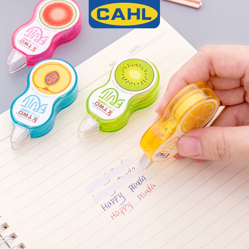 Bút Xóa Kéo Dài 5m Hình Trái Cây Dễ Thương