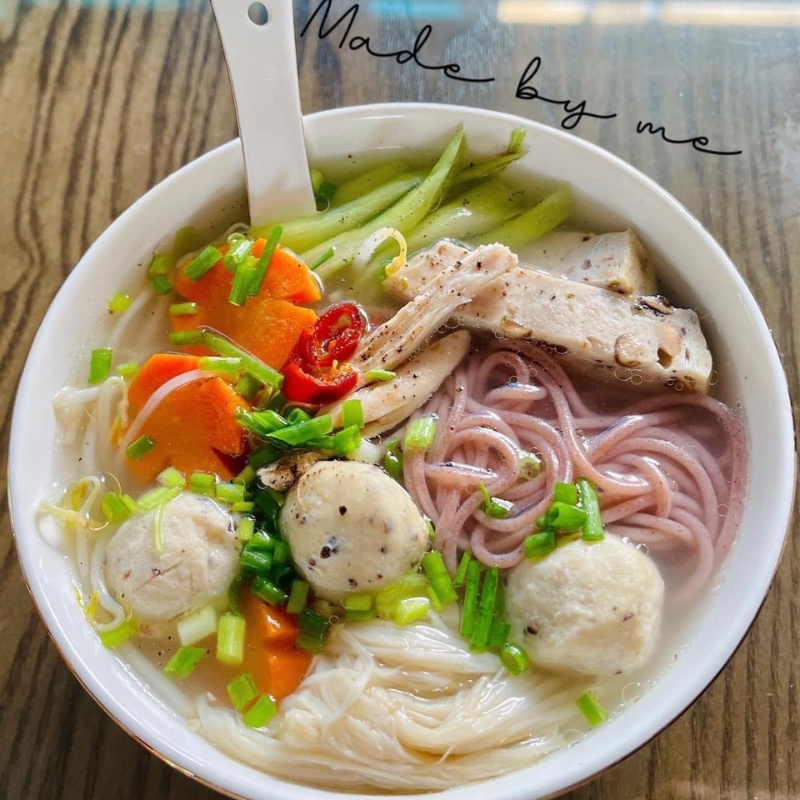Bún gạo lứt giảm cân hữu cơ huyết rồng ONFOD eat clean ăn kiêng tiểu đường gym 250g 500g