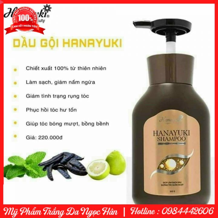 [CHÍNH HÃNG] Dầu Gội Hanayuki Shampoo Dưỡng Tóc