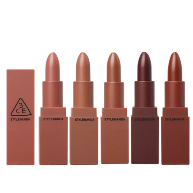 Son Thỏi 3CE Mood Recipe Matte Lip Color (114 + 116 + 909 )