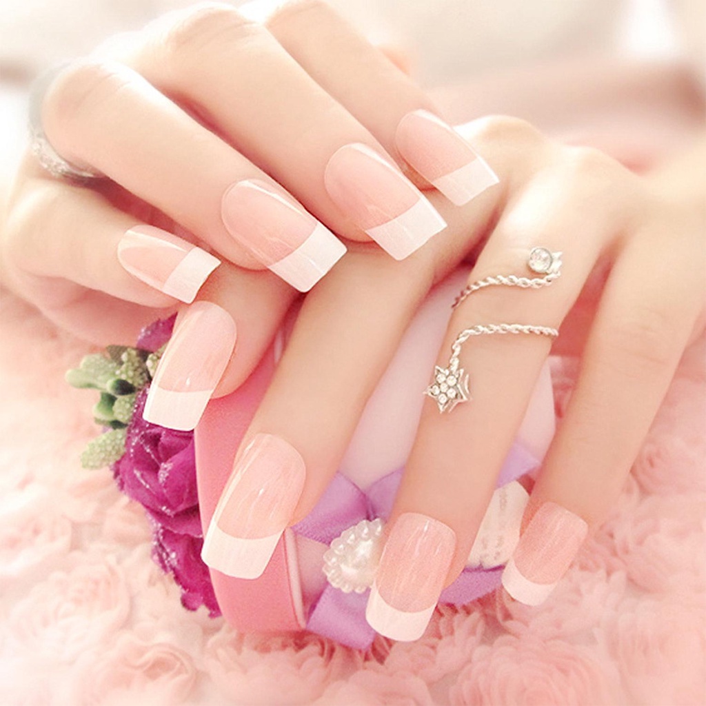 Bộ 24 Móng Tay Giả Múa Ba Lê Chất Lượng Cao