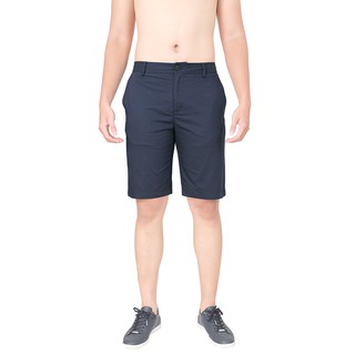 POLHAM  - QUẦN SHORT NAM KAKI SLIM FIT MÀU XANH NAVY