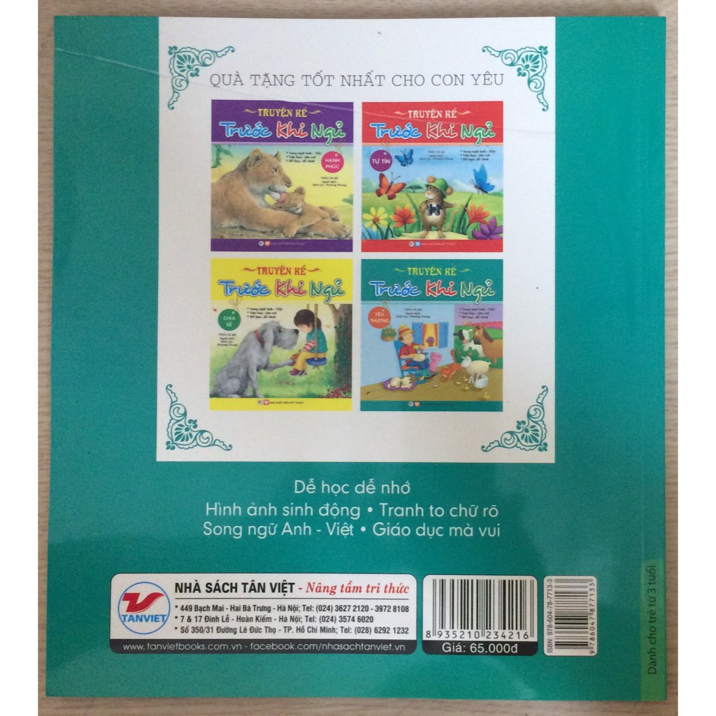 [ Sách ] Truyện Kể Trước Khi Ngủ - Yêu Thương ( Song Ngữ Anh - Việt ) | BigBuy360 - bigbuy360.vn